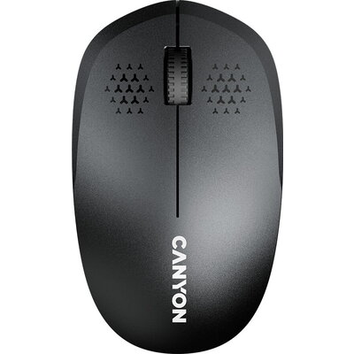 CANYON MW-04, Bluetooth Wireless optical mouse with 3 buttons, DPI 1200 , with1pc AA canyon turbo Alkaline battery,Black, 103*61