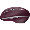 CANYON MW-21, 2.4 GHz Wireless mouse ,with 7 buttons, DPI 800/1200/1600, Battery: AAA*2pcs,Burgundy Red,72*117*41mm, 0.075kg