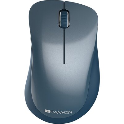 Canyon  2.4 GHz  Wireless mouse ,with 3 buttons, DPI 1200, Battery:AAA*2pcs  ,Blue67*109*38mm 0.063kg