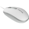 Canyon Wired  optical mouse with 3 buttons, DPI 1000, with 1.5M USB cable,White grey, 65*115*40mm, 0.1kg