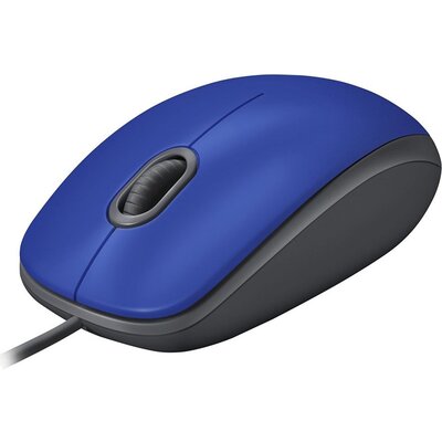 LOGITECH M110 Silent - BLUE - USB - N/A - EMEA - ARCA M110S