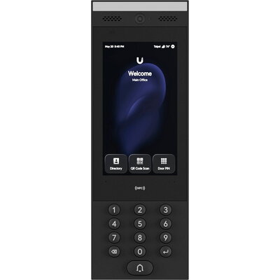 Ubiquity UA-G3-Intercom Indoor/outdoor intercom terminal for managing residential and commercial building entry requests with To