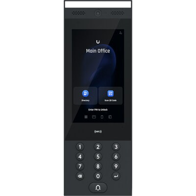 Ubiquiti UA-Intercom indoor/outdoor intercom terminal for managing residential and commercial building entry requests