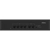 Imou 6-port 100M unmanaged PoE Switch, 4x PoE 10/100, 2x uplink 10/100, 45W total power, up to 250m PoE, 4KV lighting Protection
