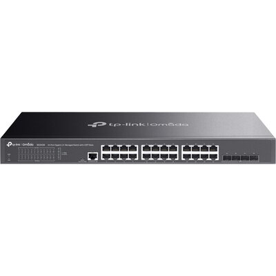 TP-Link SG3428 Omada 24-Port Gigabit L2+ Managed Switch with 4 SFP Slots, 24× Gigabit RJ45 ports and 4× Gigabit SFP slots, Omada