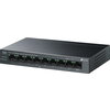 TP-Link LS109P 9-Port 10/100 Mbps Desktop Switch with 8-Port PoE+, 8× 10/100 Mbps PoE+ Ports, 1× 10/100 Mbps Non-PoE Port, 802.3