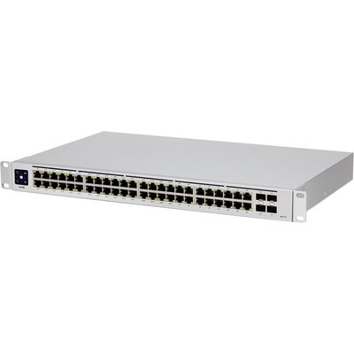 USW-48-PoE is 48-Port managed PoE switch with 48 Gigabit Ethernet ports including 32x802.3at PoE+ ports, and 4xSFP