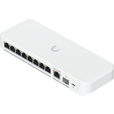 Ubiquiti switch USW-Flex-2.5G-8 - 8x 2.5 GbE ports + 10 GbE PoE+