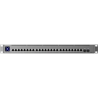 Ubiquiti Layer 3 Etherlighting USW-Pro-XG-24-PoE-EU (16) 10 GbE, (8) 2.5 GbE, and (2) 25G SFP28 ports