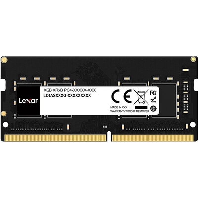 Lexar® DDR4 8GB 260 PIN So-DIMM 3200Mbps, CL22, 1.2V- BLISTER Package, EAN: 843367123766