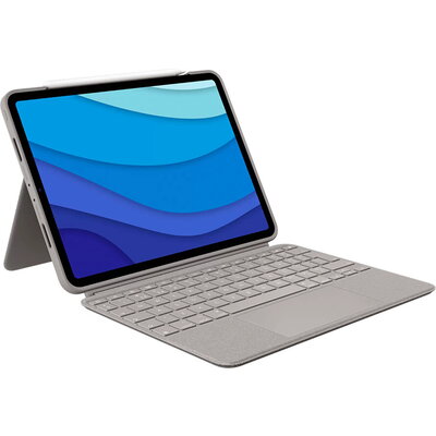 LOGITECH Combo Touch for iPad Pro 12.9-inch (5th generation) - SAND - US - INTNL