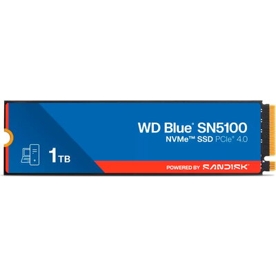 SSD WD Blue SN5100 (M.2, 1TB, PCIE GEN 4.0 x4 NVMe)