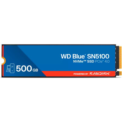 SSD WD Blue SN5100 (M.2, 500GB, PCIE GEN 4.0 x4 NVMe)