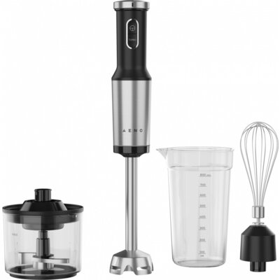 Hand Blender, 1200W in CB, Black, Tiger Teeth Cutter, Whisk, Food Processor, Cup