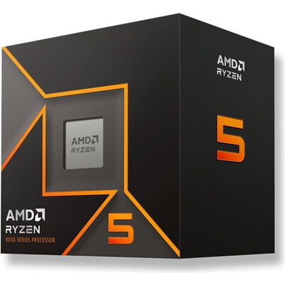 AMD Ryzen 5 9600 5.2GHz AM5 6C/12T 65W 38MB Processor with Wraith Stealth Cooler Box