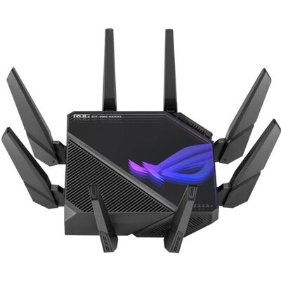 ASUS ROG Rupture GT-AXE16000 Quad-band WiFi 6E 802.11ax Gaming Router Dual 10G ports 2.5G WAN port VPN Fusion AiMesh support