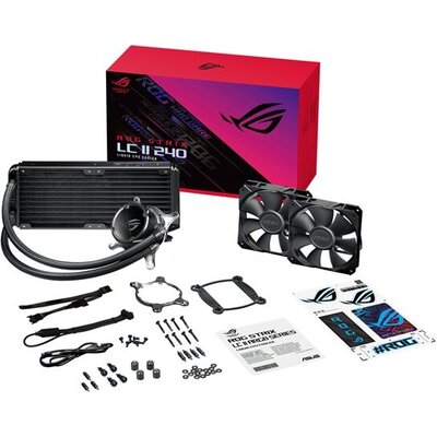 ASUS ROG Strix LC II 240 all-in-one liquid CPU cooler with Aura Sync