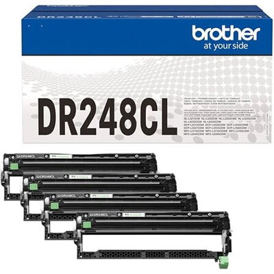 BROTHER DR248CL DRUM PACK FOR FCL 1x BK/C/M/Y Prints 15.000 pages