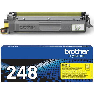 BROTHER TN248Y Yellow Toner Cartridge ISO Yield 1.000 pages