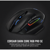 Геймърска мишка Corsair Dark Core RGB Pro SE Wireless with SLIPSTREAM Technology, FPS/MOBA (8 програмируеми бутона, 3 профилa, R