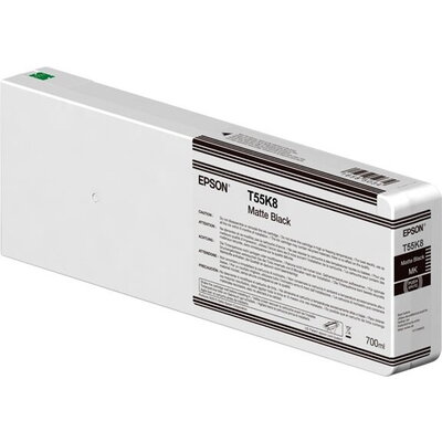 EPSON Singlepack Matte Black T55K800 UltraChrome HDX/HD
