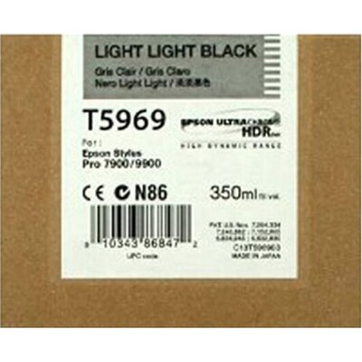 EPSON T5969 ink cartridge light light black standard capacity 350ml 1-pack