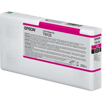 EPSON T9133 Vivid Magenta Ink Cartridge 200ml
