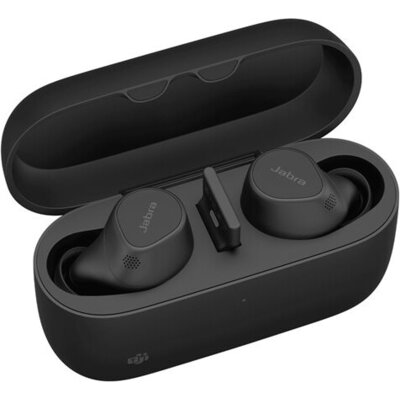 JABRA Evolve2 Buds MS True wireless earphones with mic in-ear Bluetooth active noise cancelling USB-A via BT adapter black MSTea