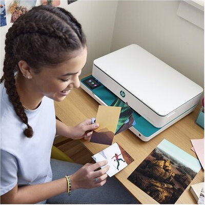 HP Envy 6122e All-in-One Color Inkjet 10/7ppm Print Scan Copy Printer