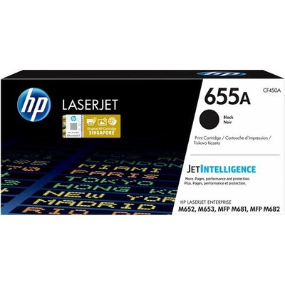 HP 655A original LaserJet Toner cartridge CF450A Black