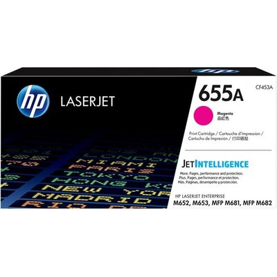 HP 655A original LaserJet Toner cartridge CF453A Magenta