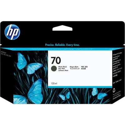 HP 70 original Ink cartridge C9448A matte black standard capacity 130ml 1-pack with Vivera Ink cartridge