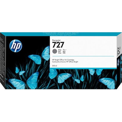 HP 727 original 300-ml Ink cartridge F9J80A Gray