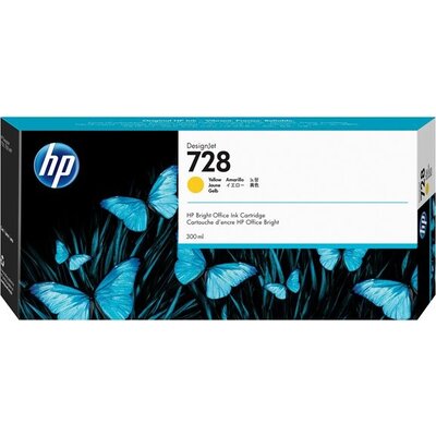 HP 728 original 300-ml Yellow Ink cartridge F9K15A