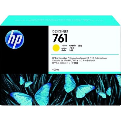 HP 761 original Ink cartridge CM992A yellow standard capacity 400ml 1-pack