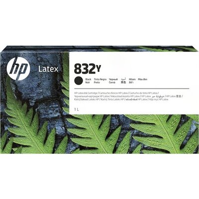 HP 832Y 1L Black Latex Ink Cartridge