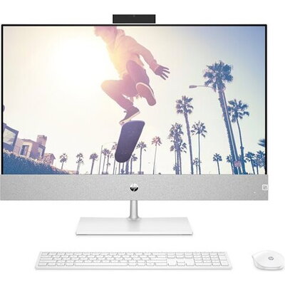 HP Pavilion All-In-One - Intel Core i7-13700T, 27" FHD Glossy IPS Touch, 16GB RAM, 1TB SSD, Snowflake White (BG)