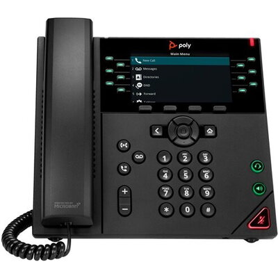 HP Poly VVX 450 12-Line IP Phone and PoE-enabled WW