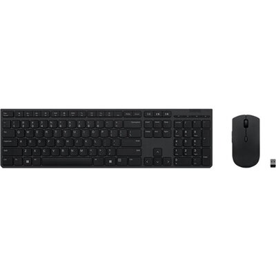 LENOVO Professional Wireless Rechargeable Keyboard and Mouse Combo US English