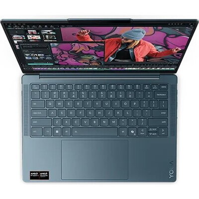 LENOVO Yoga Slim 7 AMD Ryzen AI 7 345 14inch WUXGA OLED 16GB DDR5 1TB PCIe NoOS Tidal Teal 3y