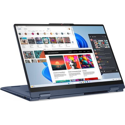 LENOVO IdeaPad 5 2-in-1 - AMD Ryzen 7 8845HS, 16" WUXGA Touch, 16GB DDR5, 1TB SSD, Windows 11, Cosmic Blue + Pen