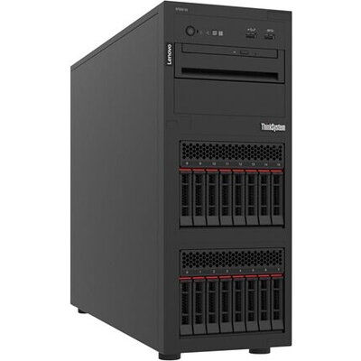 LENOVO ThinkSystem ST250 V2 Xeon E-2356G 6C 3.2GHz 12MB  16GB UDIMM 8x2.5in SW RAID 750W Titanium XCC Ent