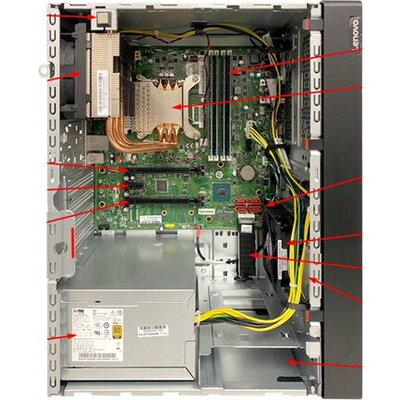 LENOVO ThinkSystem ST50 V2 Xeon E-2324G 4C 3.1GHz 8MB Cache 1x16GB UDIMM 2x1TB SATA SW RAID 500W No DVD 3 year