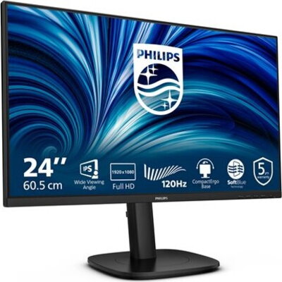 PHILIPS 24B2N3200J/00 23.8inch 1920x1080 120Hz IPS Flat H/A 150 MM TUV EyeSafe certified USB HUB SPEAKERS DP HDMI 300cd/m2 TCO 1
