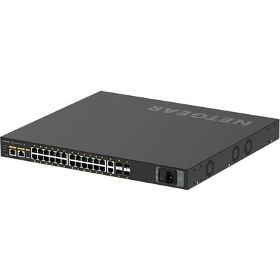 NETGEAR AV Line M4250-26G4XF-PoE+ 24x1G PoE+ 480W 2x1G and 4xSFP+ Managed Switch