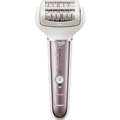 Епилатор Panasonic ES-EL7A-S503, Wet & Dry, Cordless, 60 пинсети, Двойни дискове, Гъвкава и въртяща се глава на 90°, 3 скоро