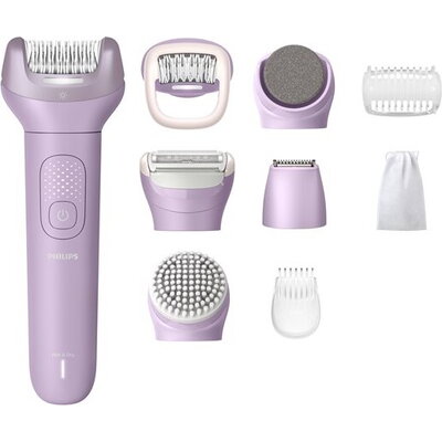 PHILIPS Epilator Series 9000 2 speed setting wet and dry use up to 60 min cordless use