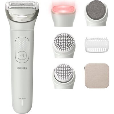 PHILIPS Beauty Set Series 9900 SkinLed technology shaving head exfolashion brush facial cleansing brush