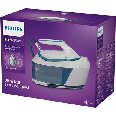 PHILIPS System iron PerfectCare 7000 series 6.5 bar OOptimalTEMP 150g/min steam 1.8l dettachable water tank