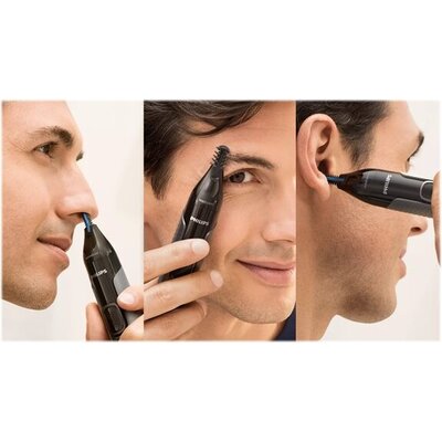 PHILIPS PH Nose trimmer series 3000 Nose ear eyebrow trimmer Waterproof Dual sided Protective Guard system